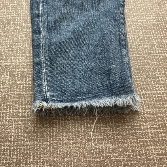 Hudson Jeans Women's Distressed Blue Skinny Jeans - Picture 11 of 12